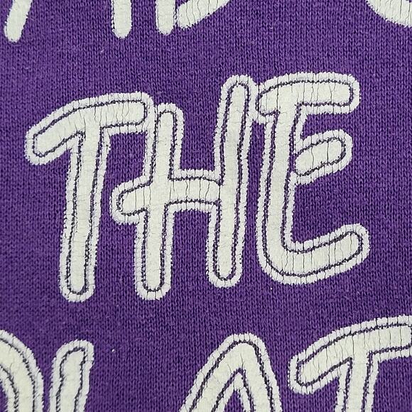 Vintage 80s Chocolate Sweatshirt Women Large 21x24 Baggy USA - Picture 14 of 14